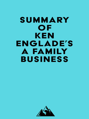 cover image of Summary of Ken Englade's a Family Business